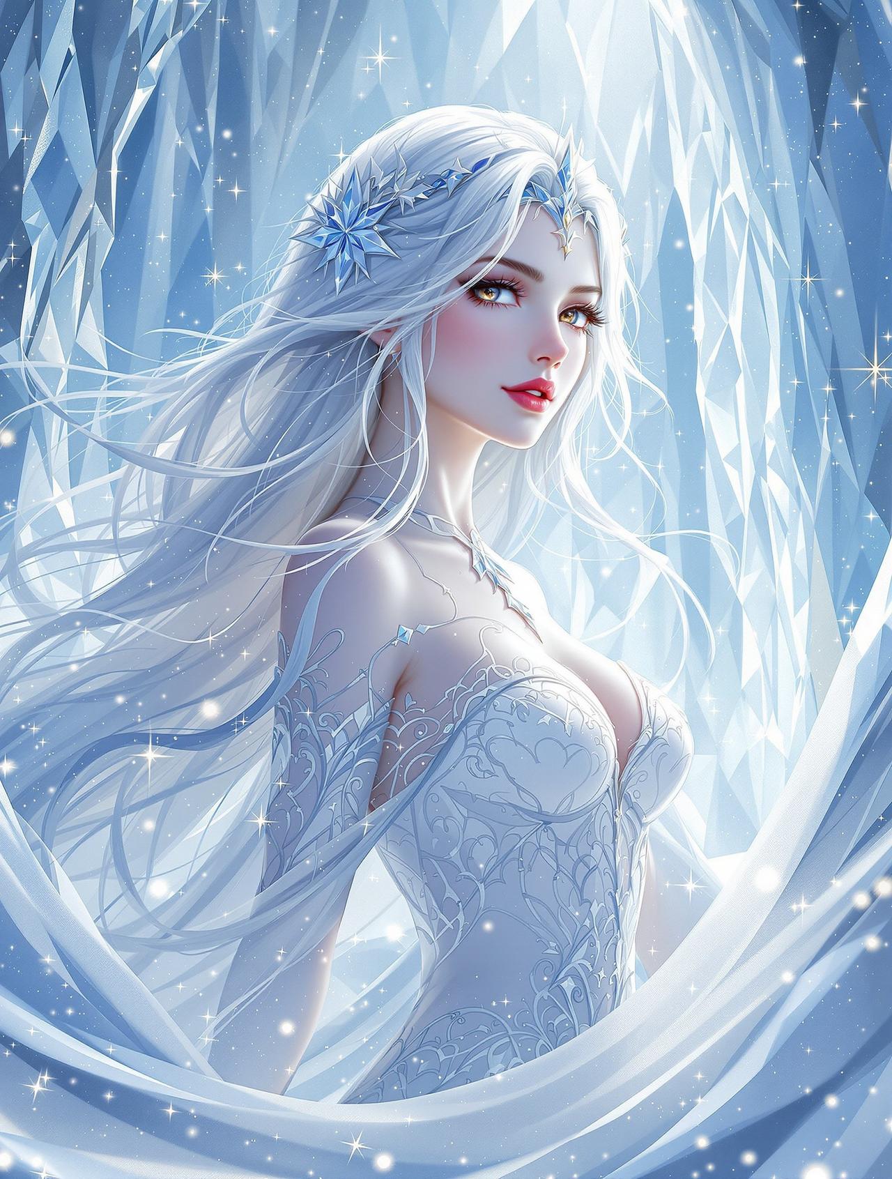短剧网《雪族霜华》海报 - 奇幻、古装题材短剧